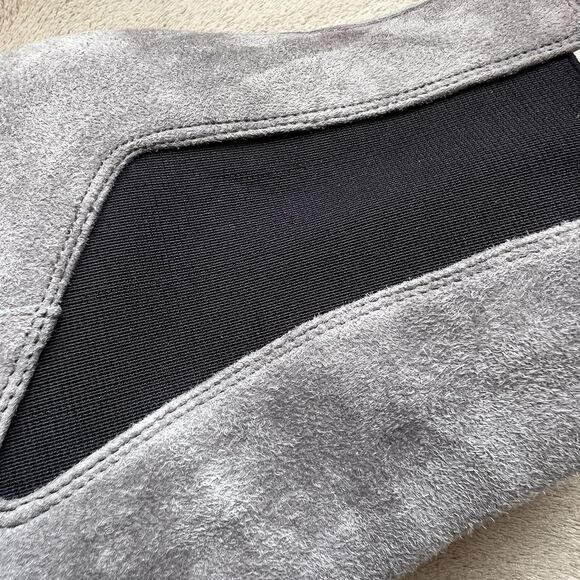 Marc Fisher LTD Zanna Gray Suede Heeled Pull On Boots Women’s 6.5 M Pointed Toe - Picture 7 of 16